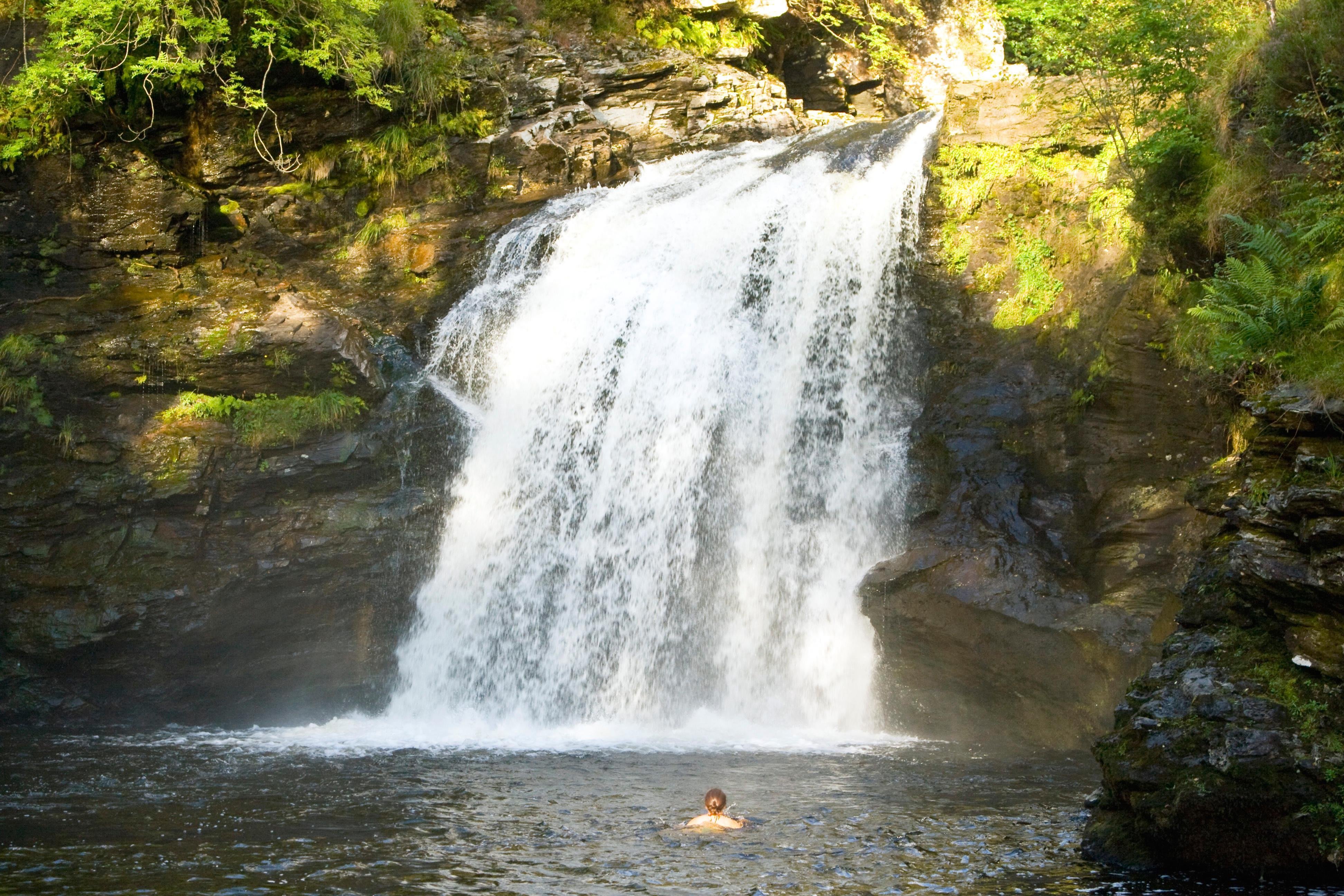 Best waterfall swims UK Top 10 spectacular spots