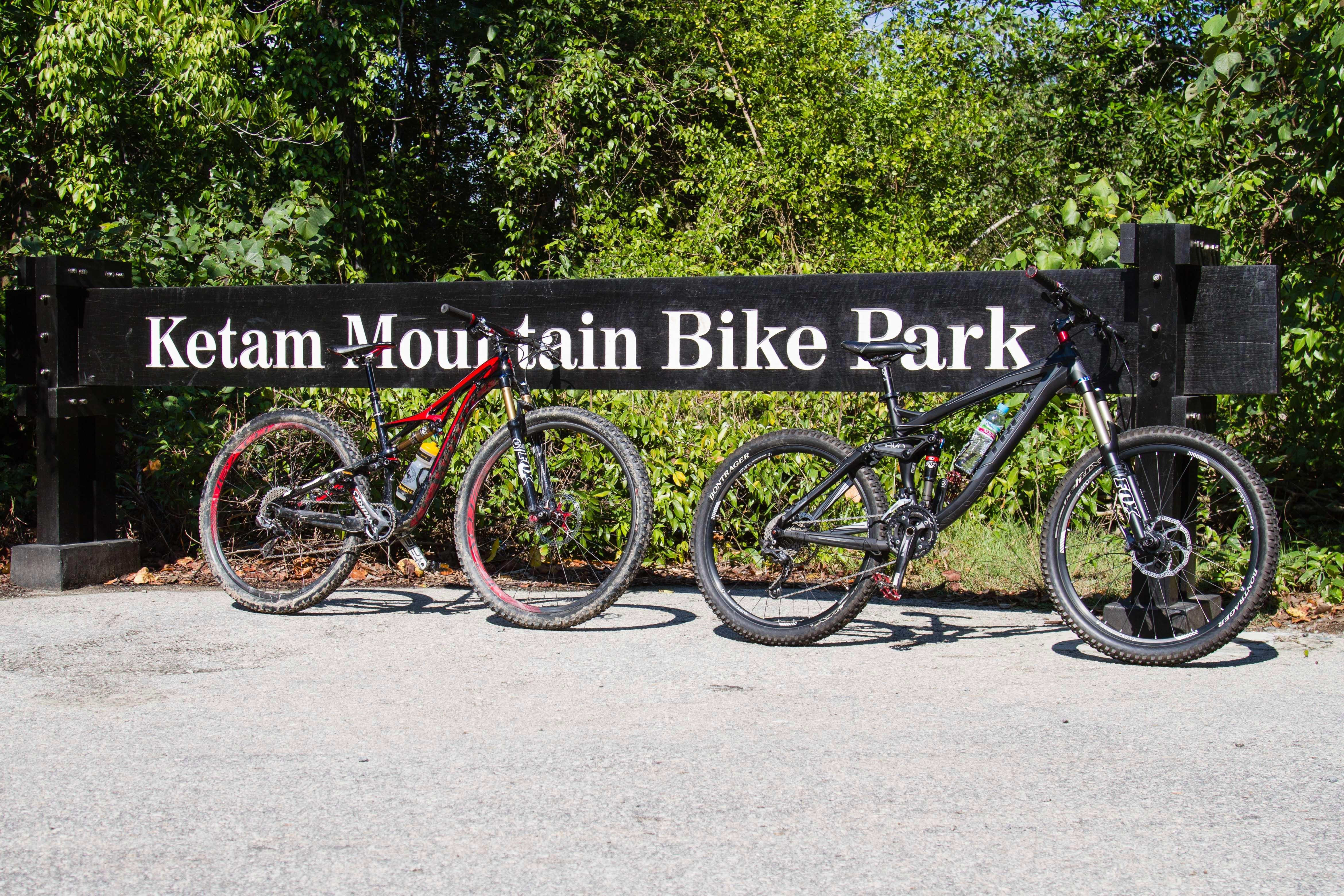 On The Ride at Ketam Mountain Bike Park