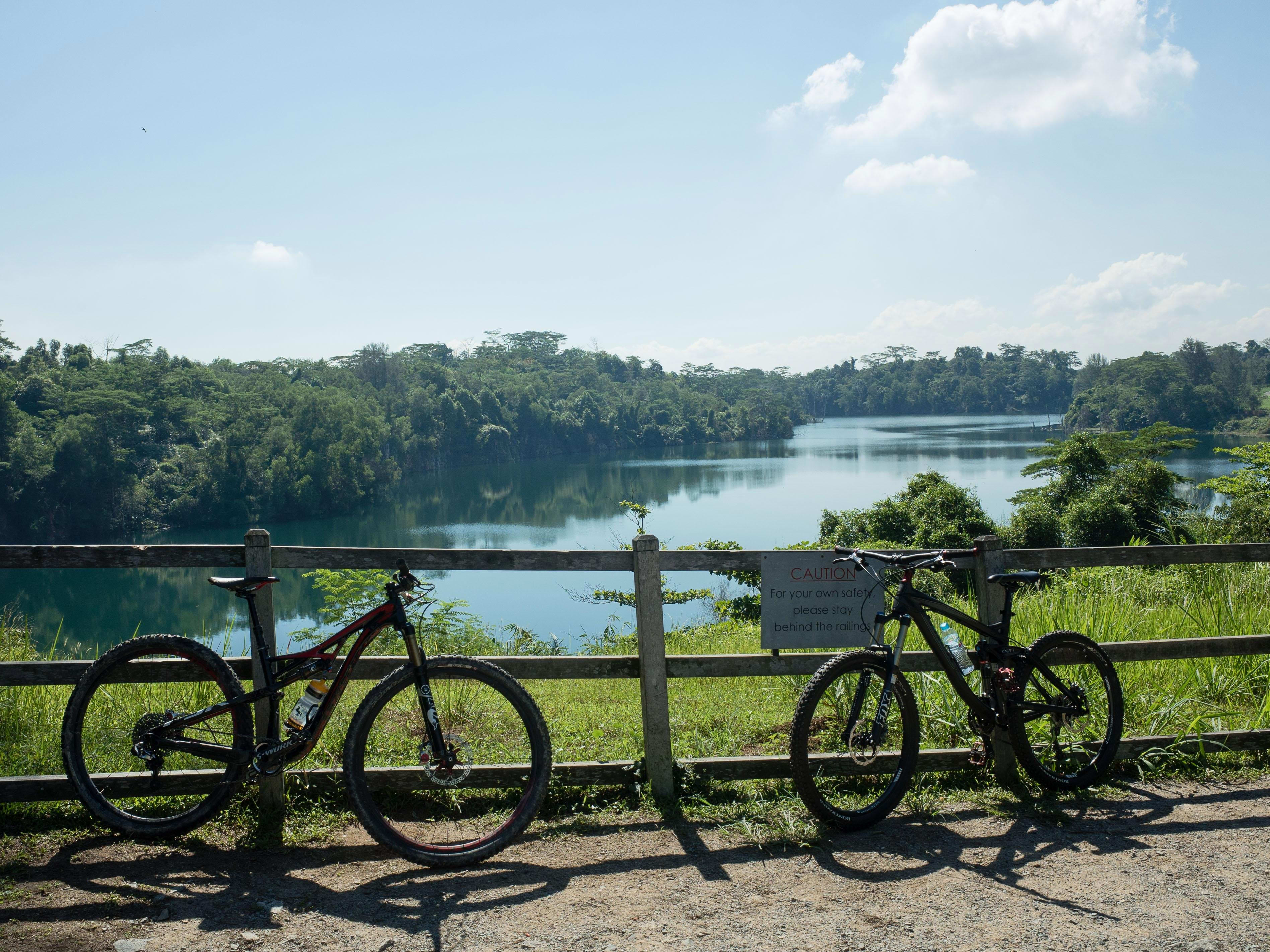 On The Ride at Ketam Mountain Bike Park