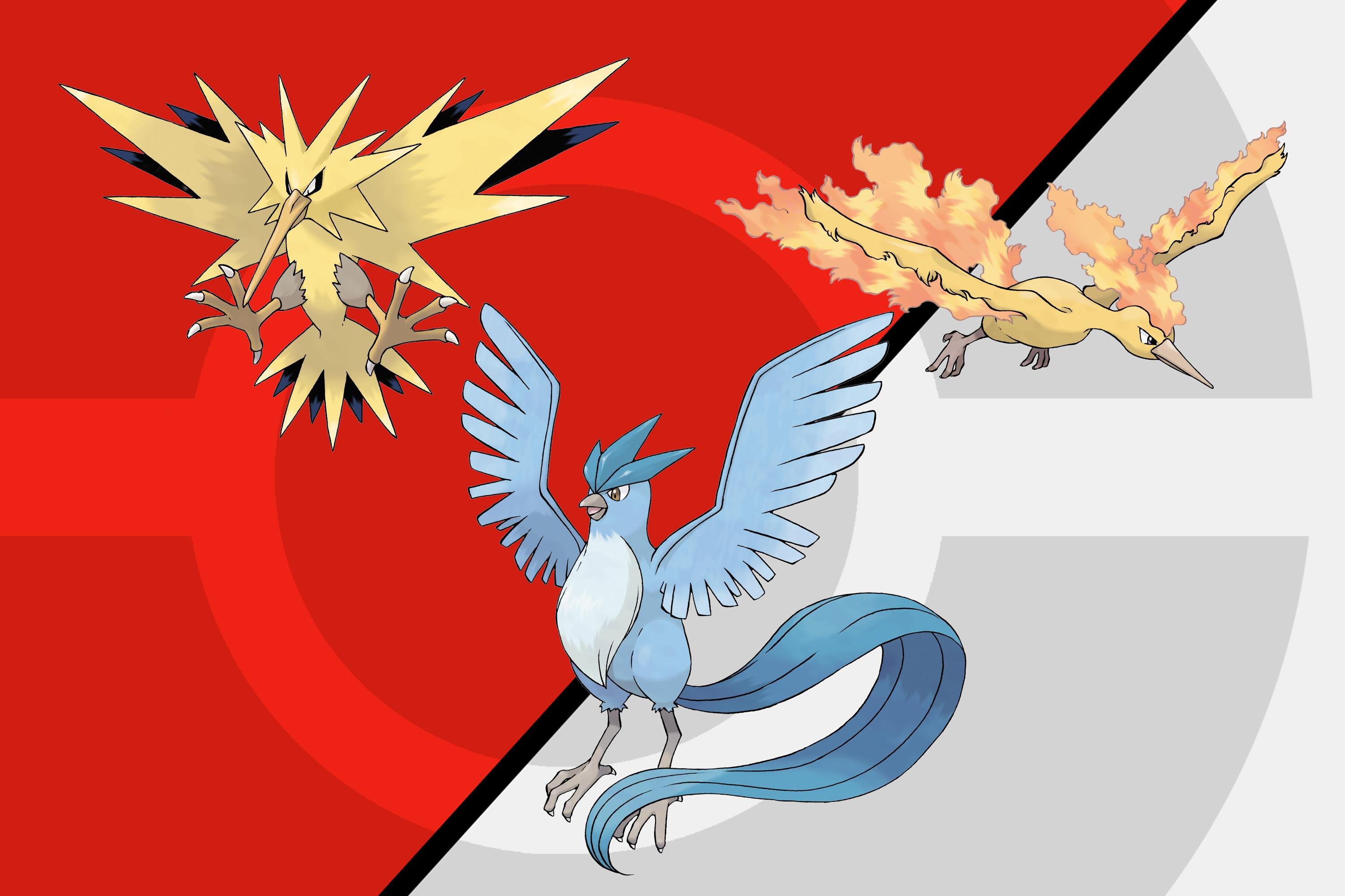 Pokémons Lendários do PokémonGO: Moltres, Articuno e Zapdos