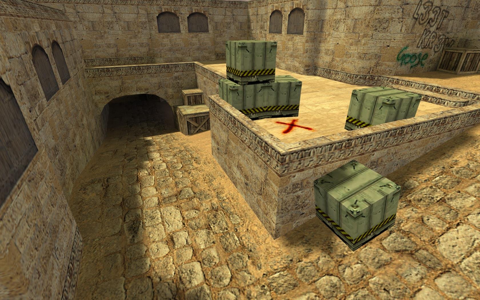 Map de_dust2 for Counter-Strike Condition Zero