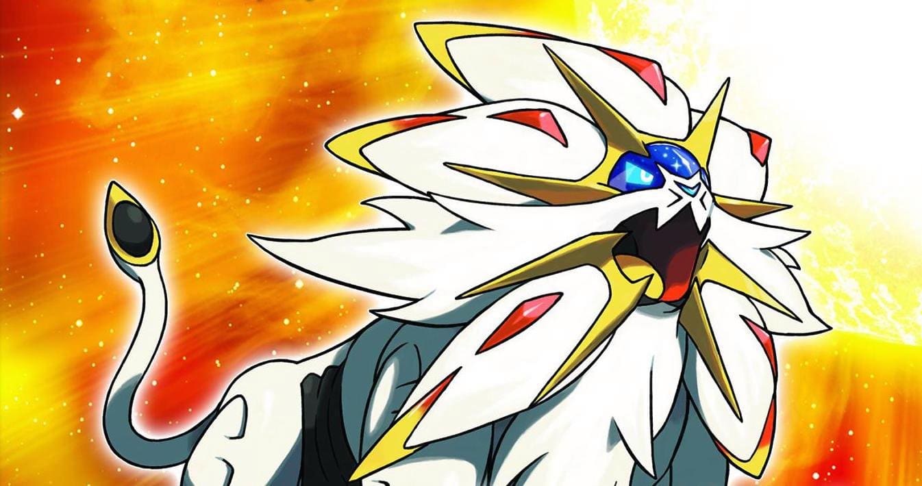 Legendary Pokemon Solgaleo and Lunala In The Alola Region - The