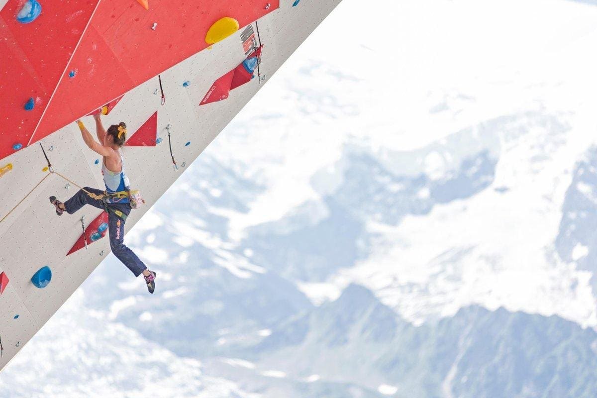 韓國世界攀石天后攀石攀到香港