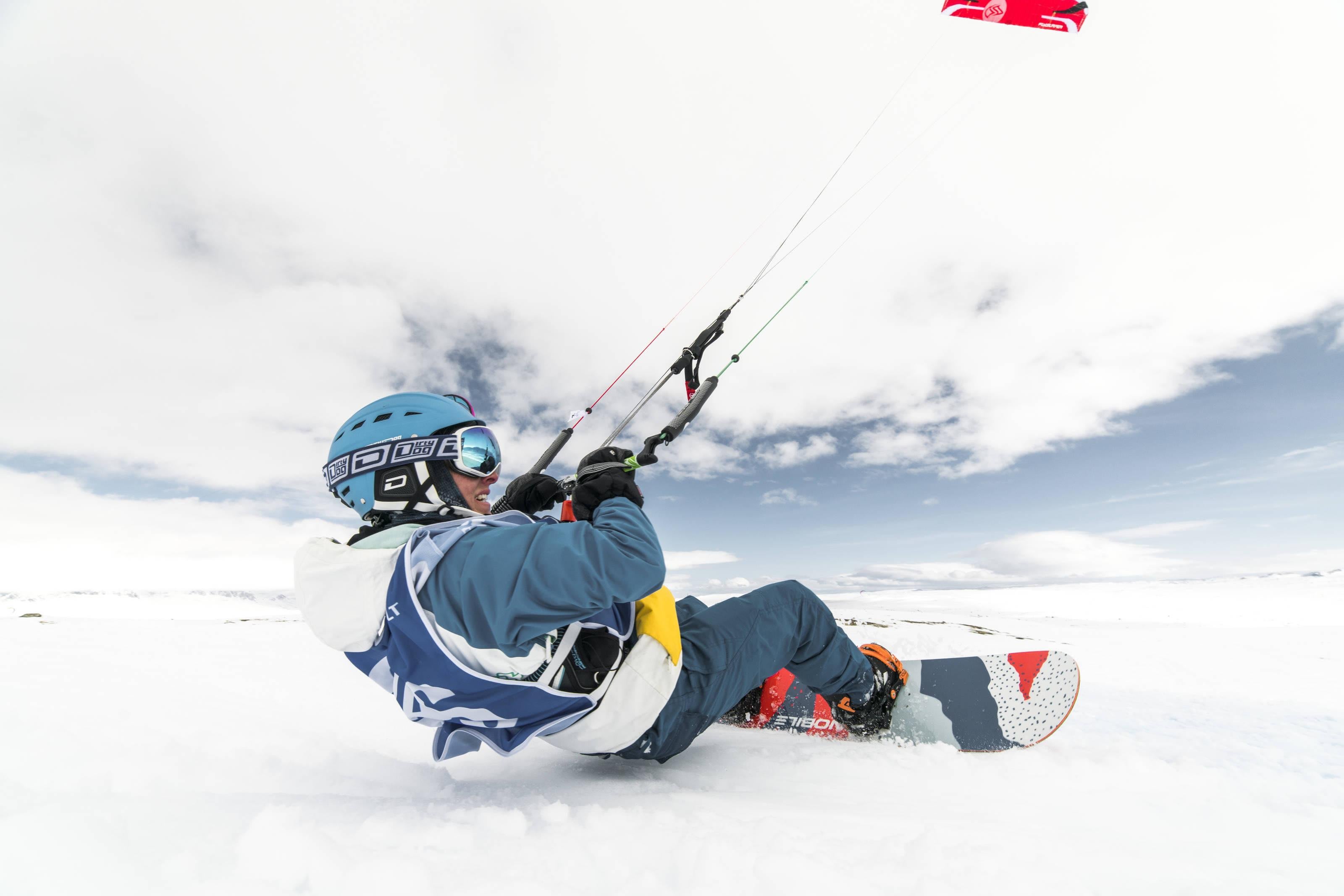 Slechts 8 kiteboarders finishen Red Bull Ragnarok!