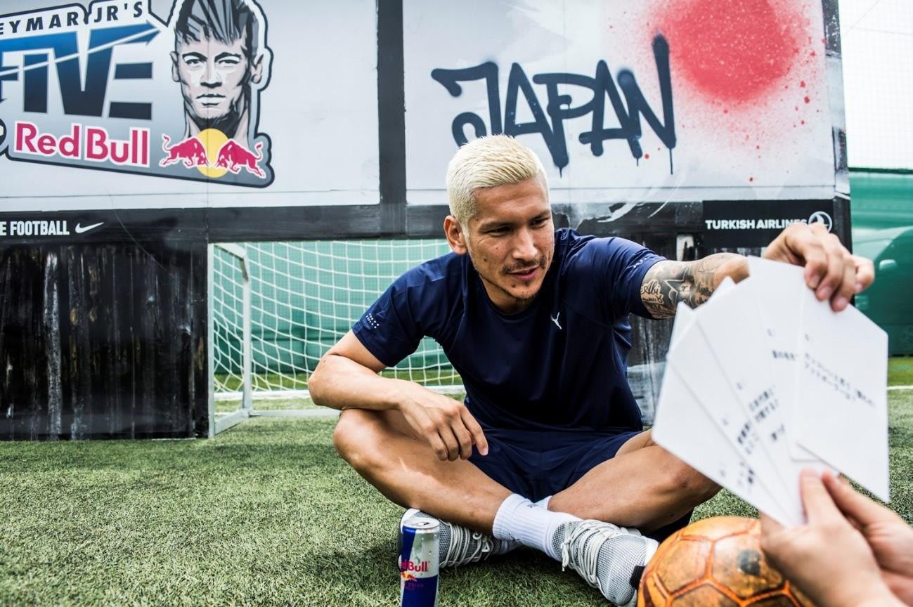 Neymar Jr's FIVE】日本大会アンバサダーの森岡選手に、ちょっと
