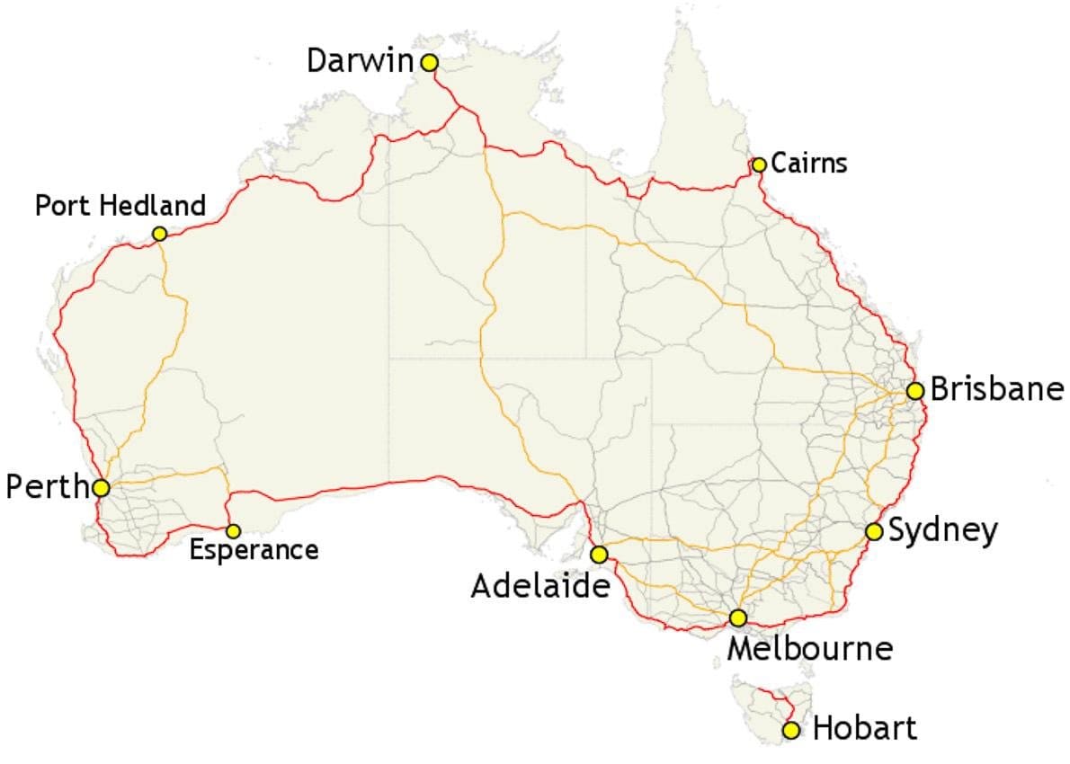 Drive Around Australia Map Driving Around Australia: 6 Tips For An Epic Journey