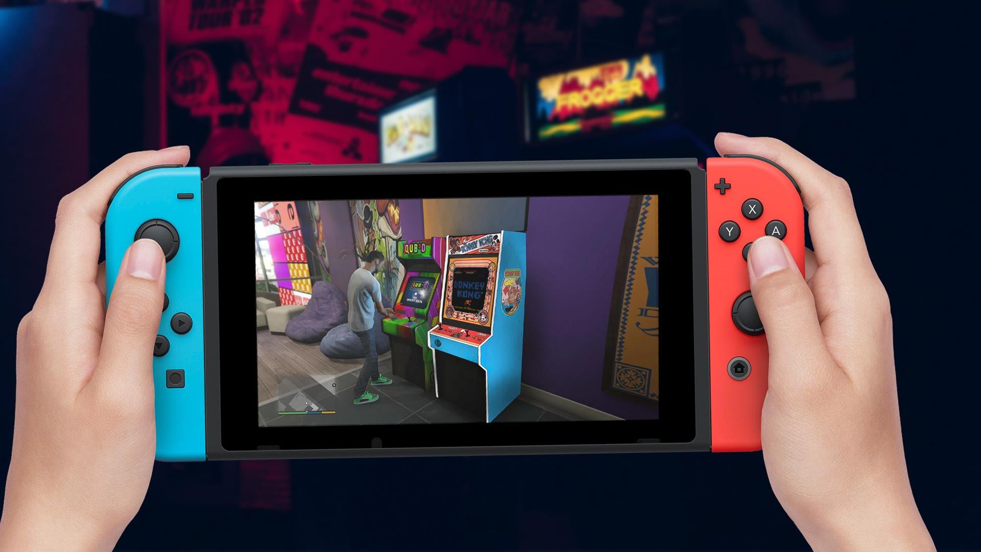 Играть игры switch. ГТА на Нинтендо свитч. Nintendo Switch GTA 5. GTA V на Nintendo Switch. ГТА 5 на Нинтендо.