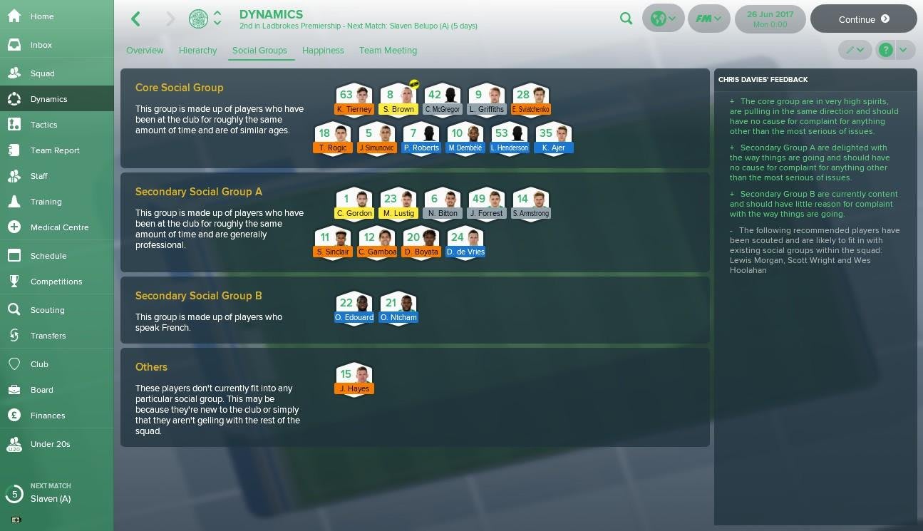 Football Manager 18 Dynamics Tips Build A Happy Team