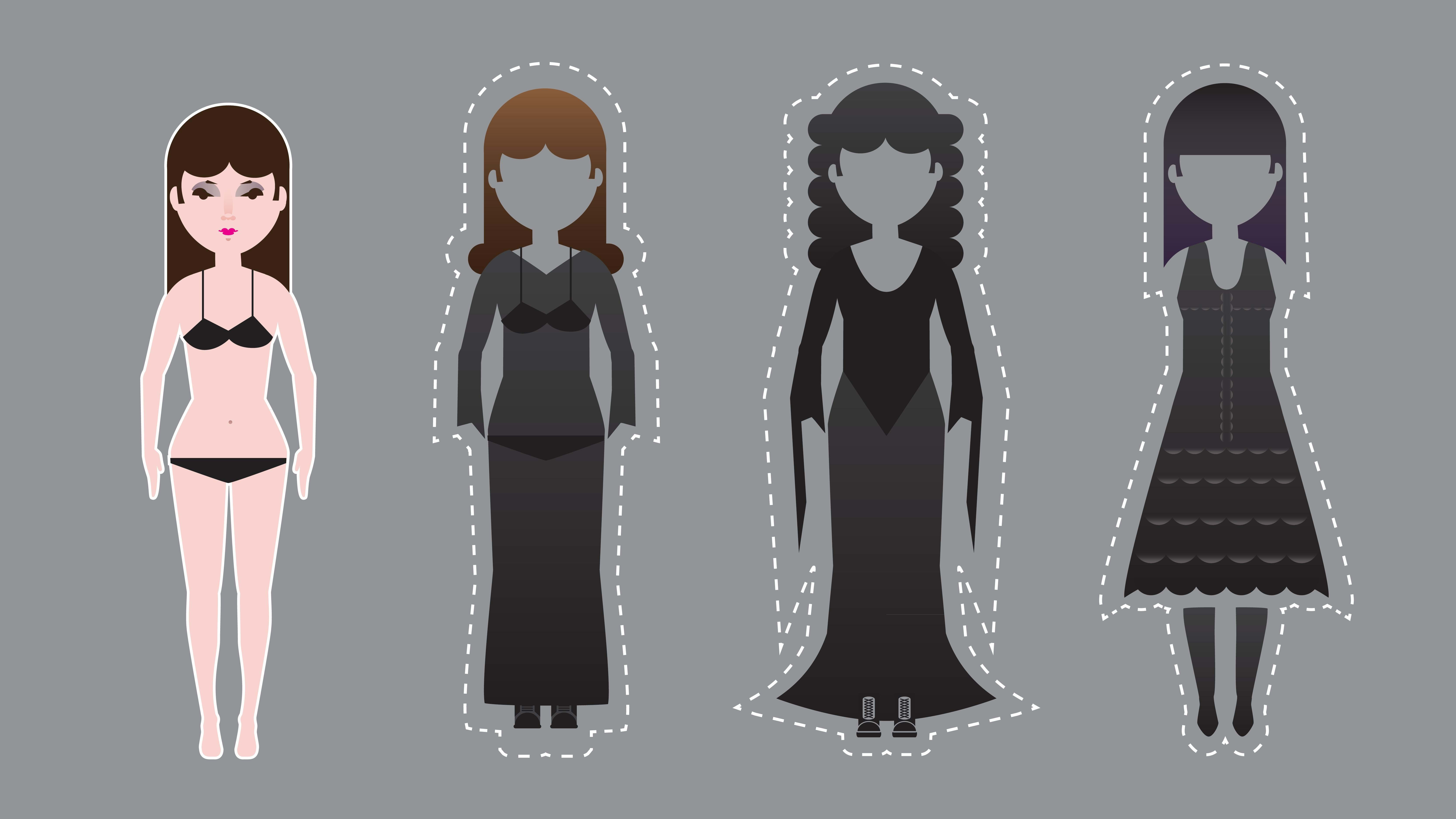 An illustrate guide to goth fashion ++List++