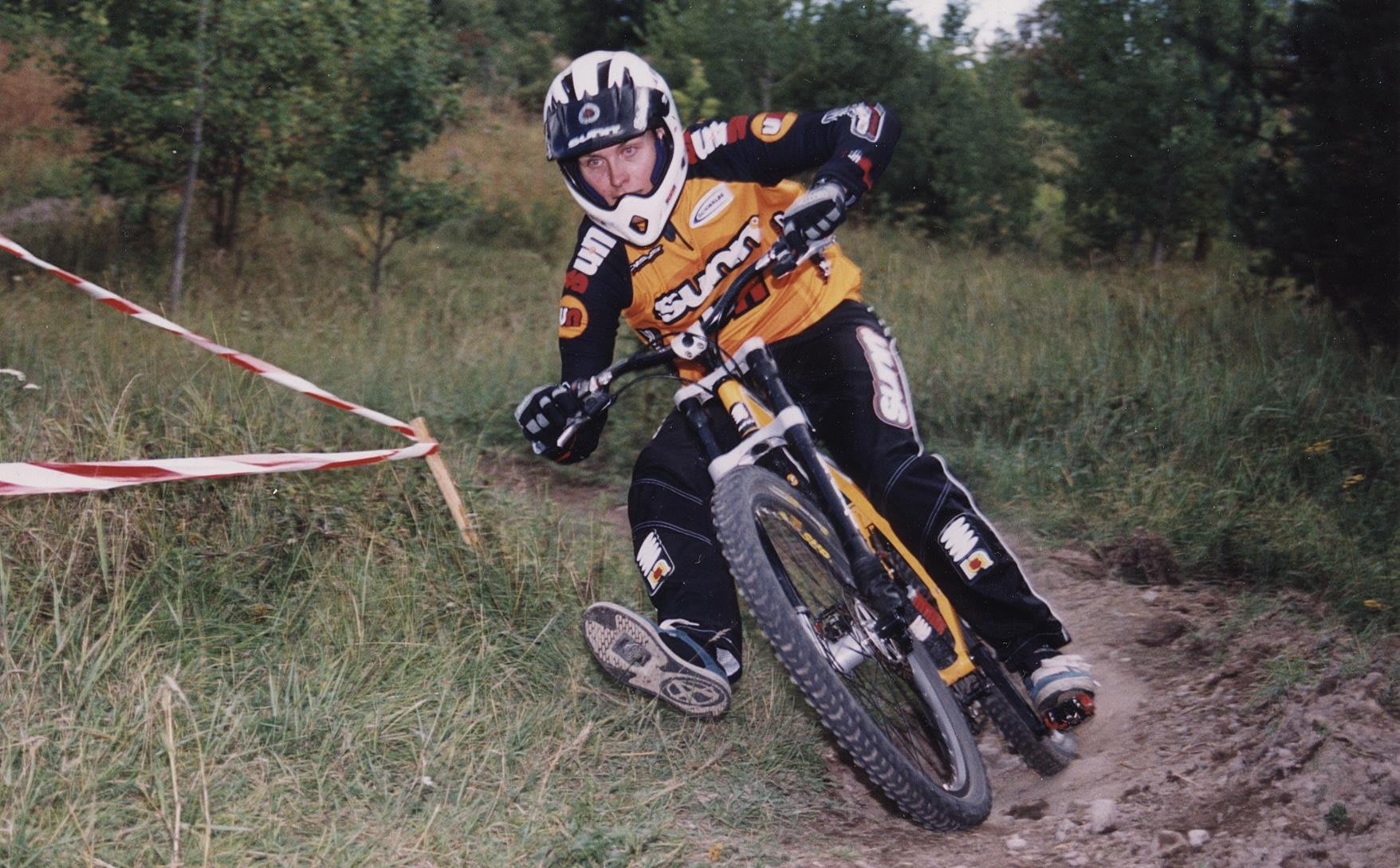 first downhill bike