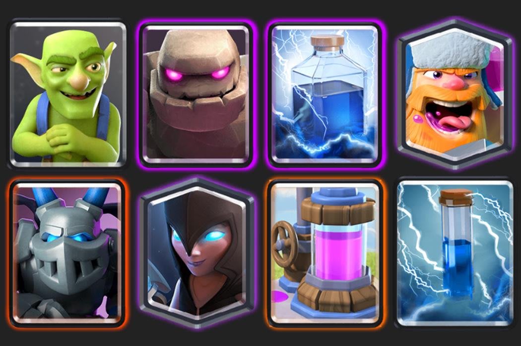 2 DECK in the WORLD! New Powerful Golem Deck — Clash Royale 