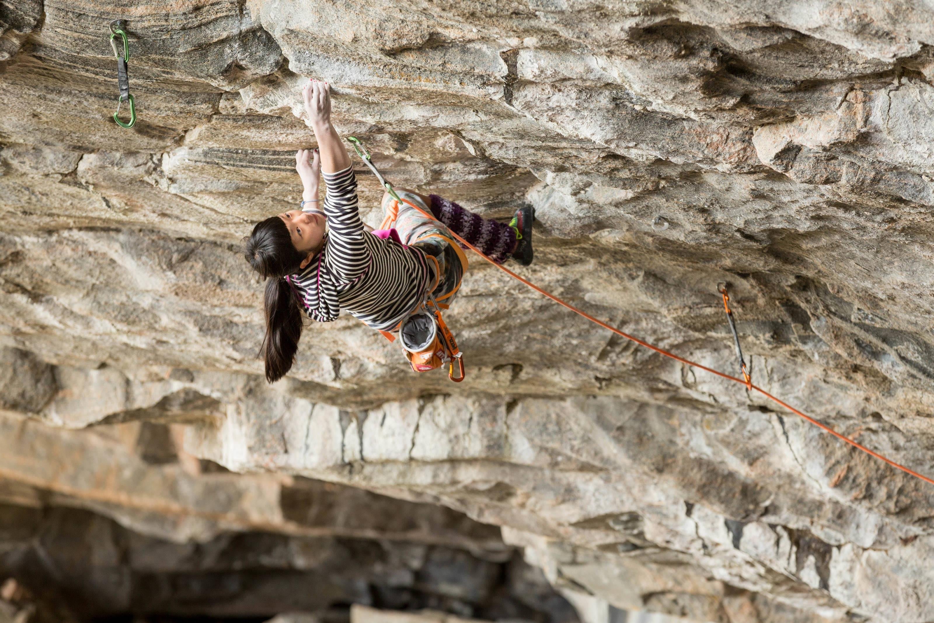 Female climber