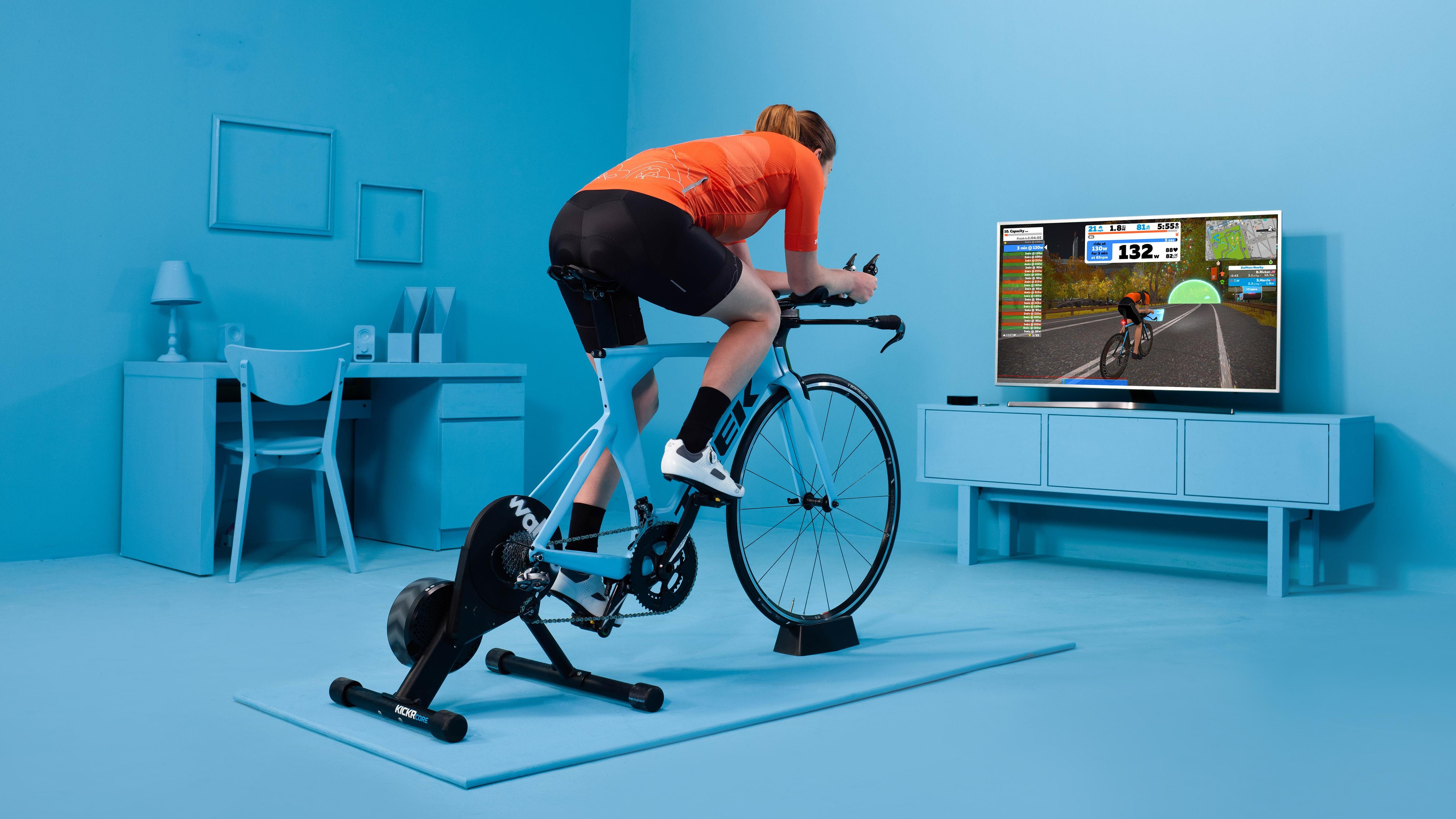 tv stand for indoor cycling