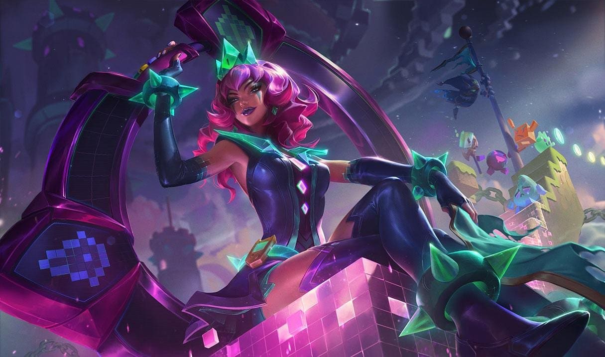 Inven Global on X: [#Worlds2019] Qiyana poses next to