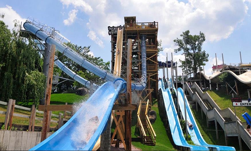 World's tallest, fastest water slide takes shape