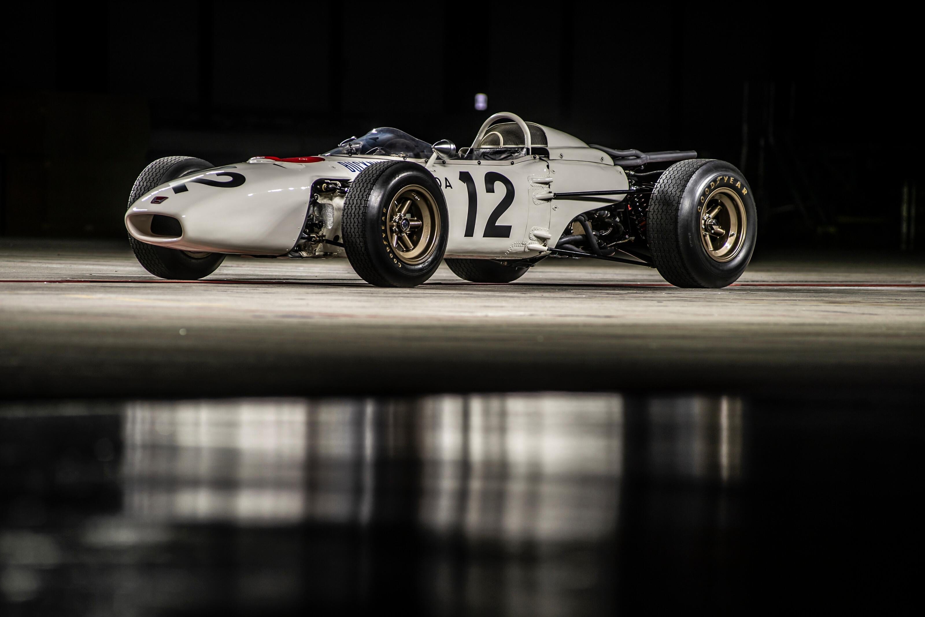 Max Verstappen drives iconic Honda Formula One car