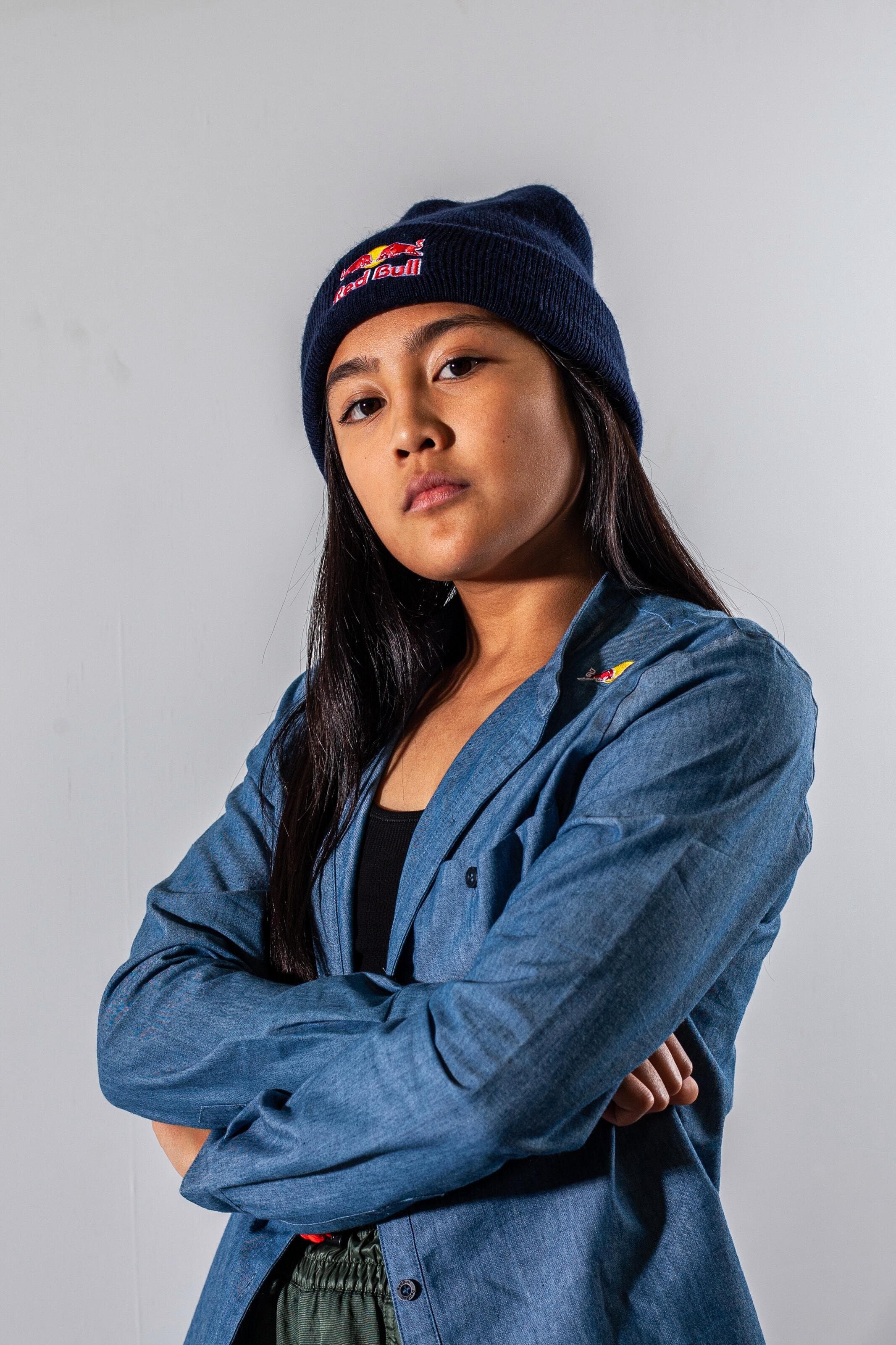 Red bull beanie skateboarding shop