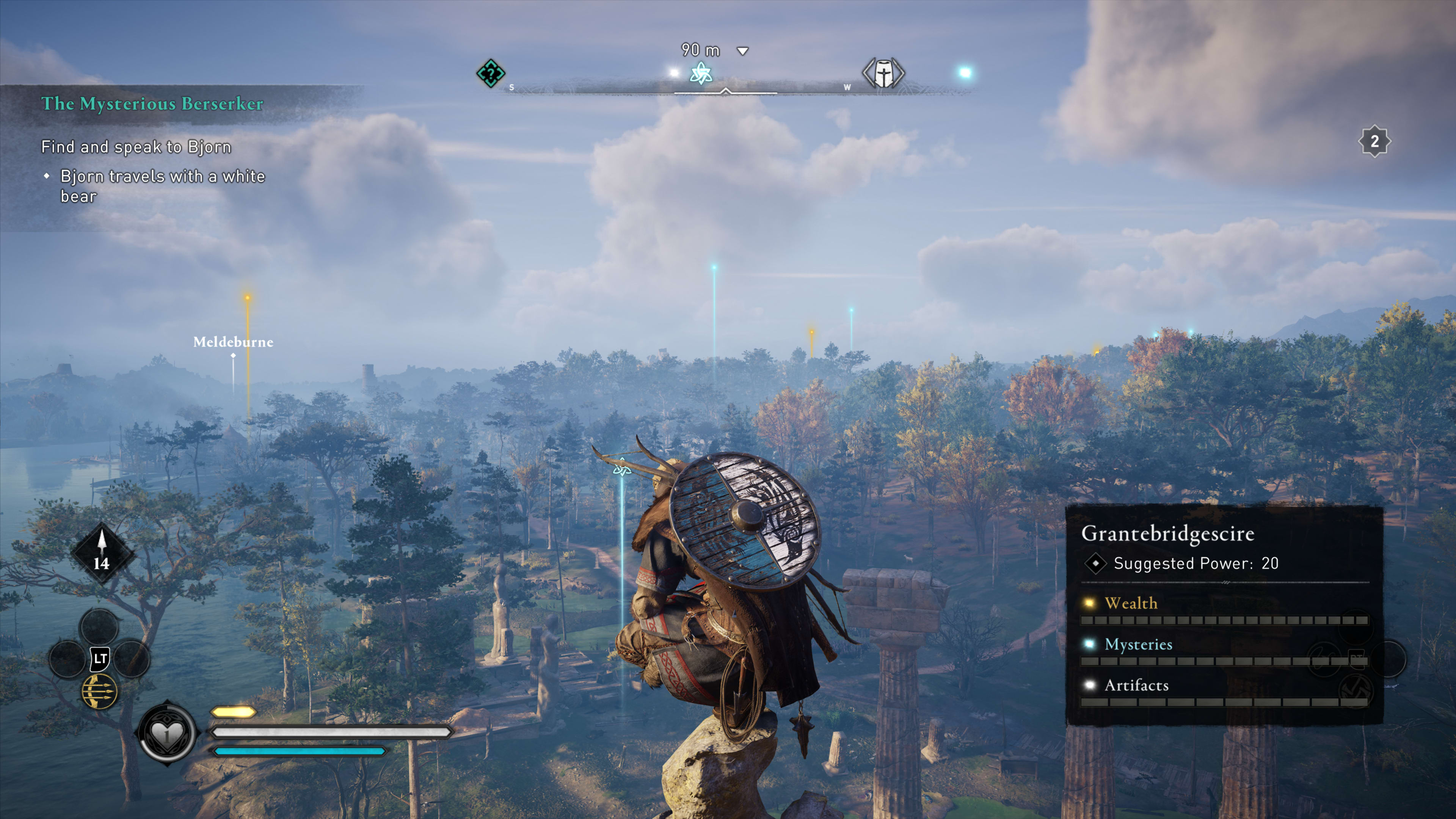 Assassin's Creed Valhalla Viewpoint Locations Map