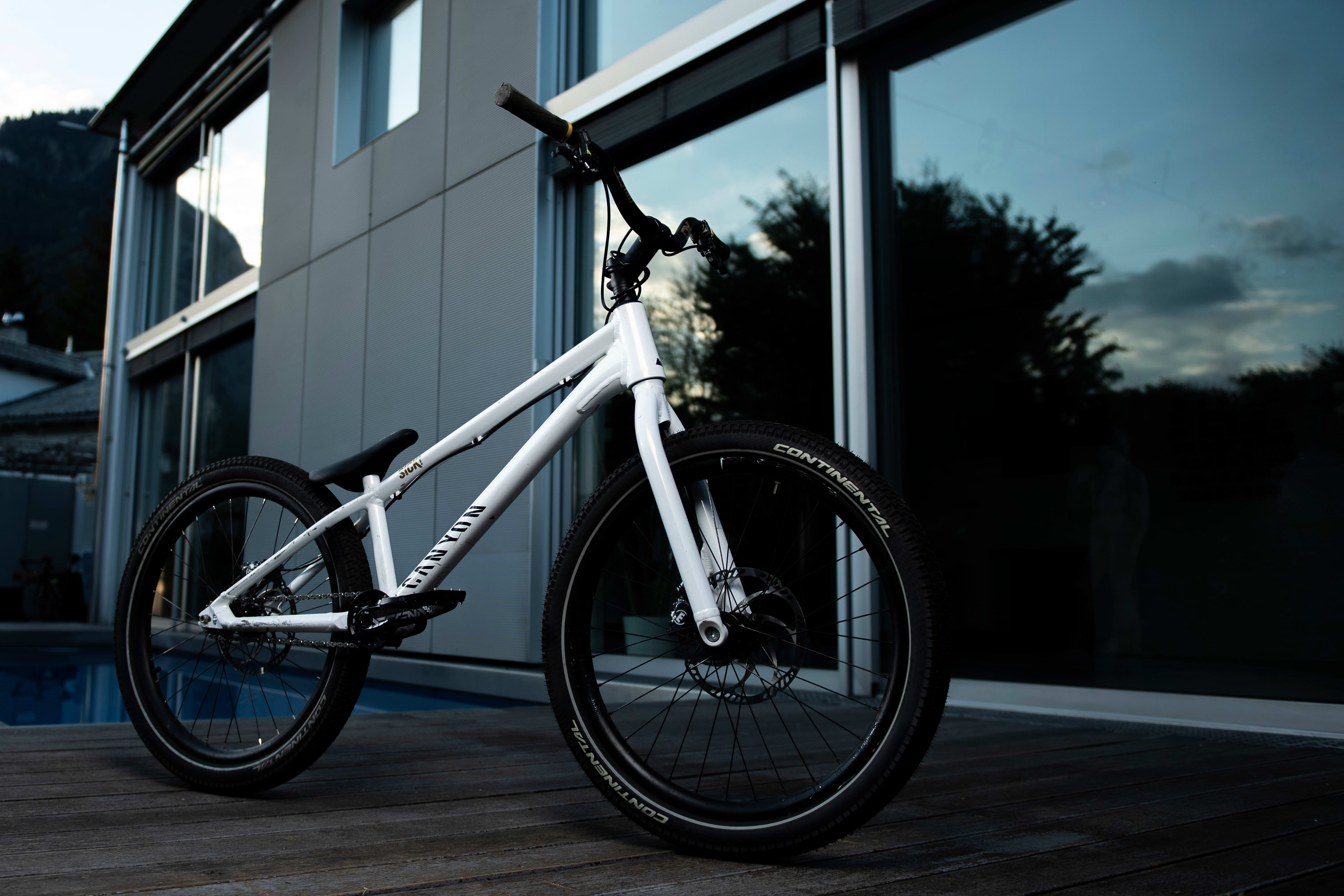 Fabio Wibmer Bike Check: Prototype Canyon Trial bike