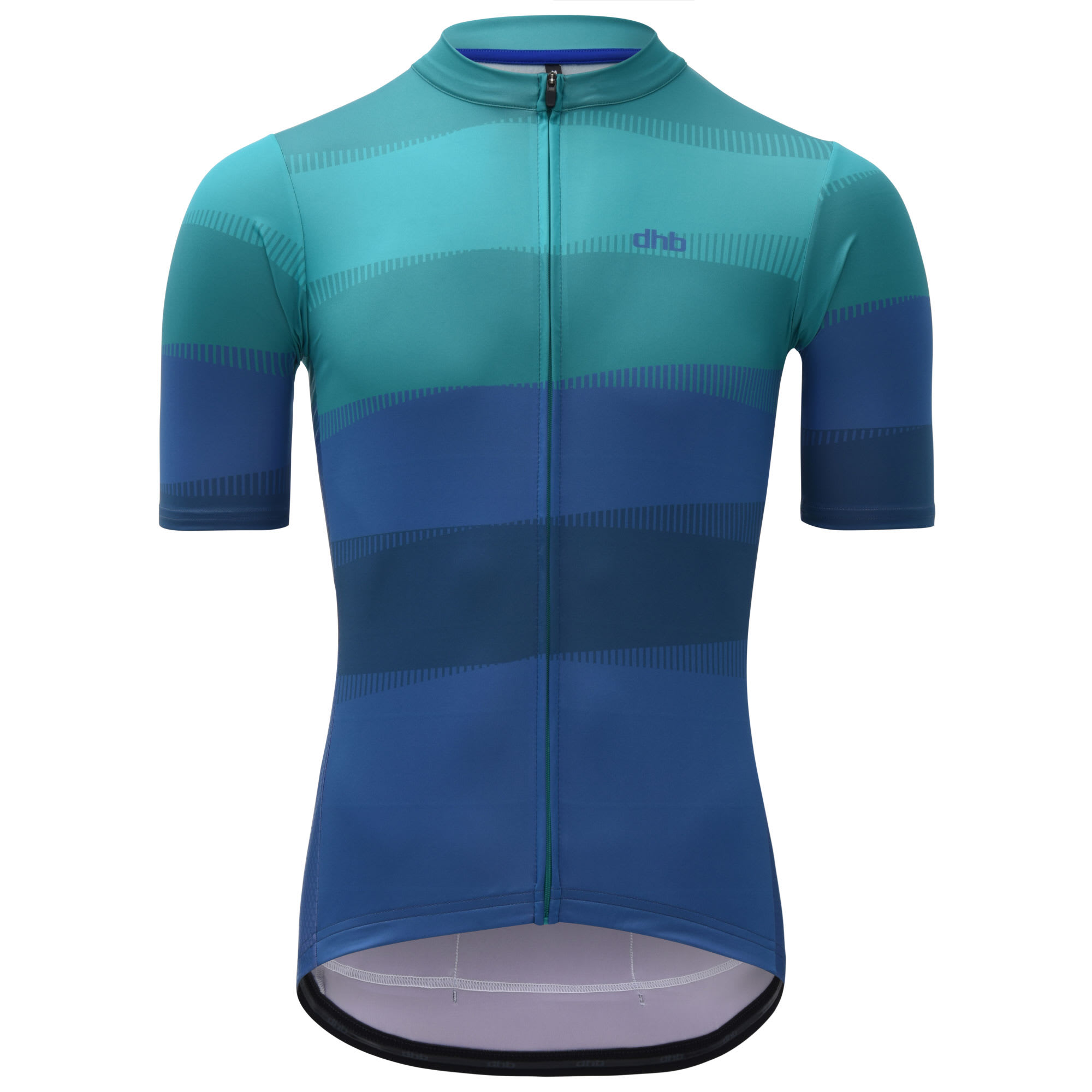 Blue Cycling Jersey Mens Summer Quick Dry