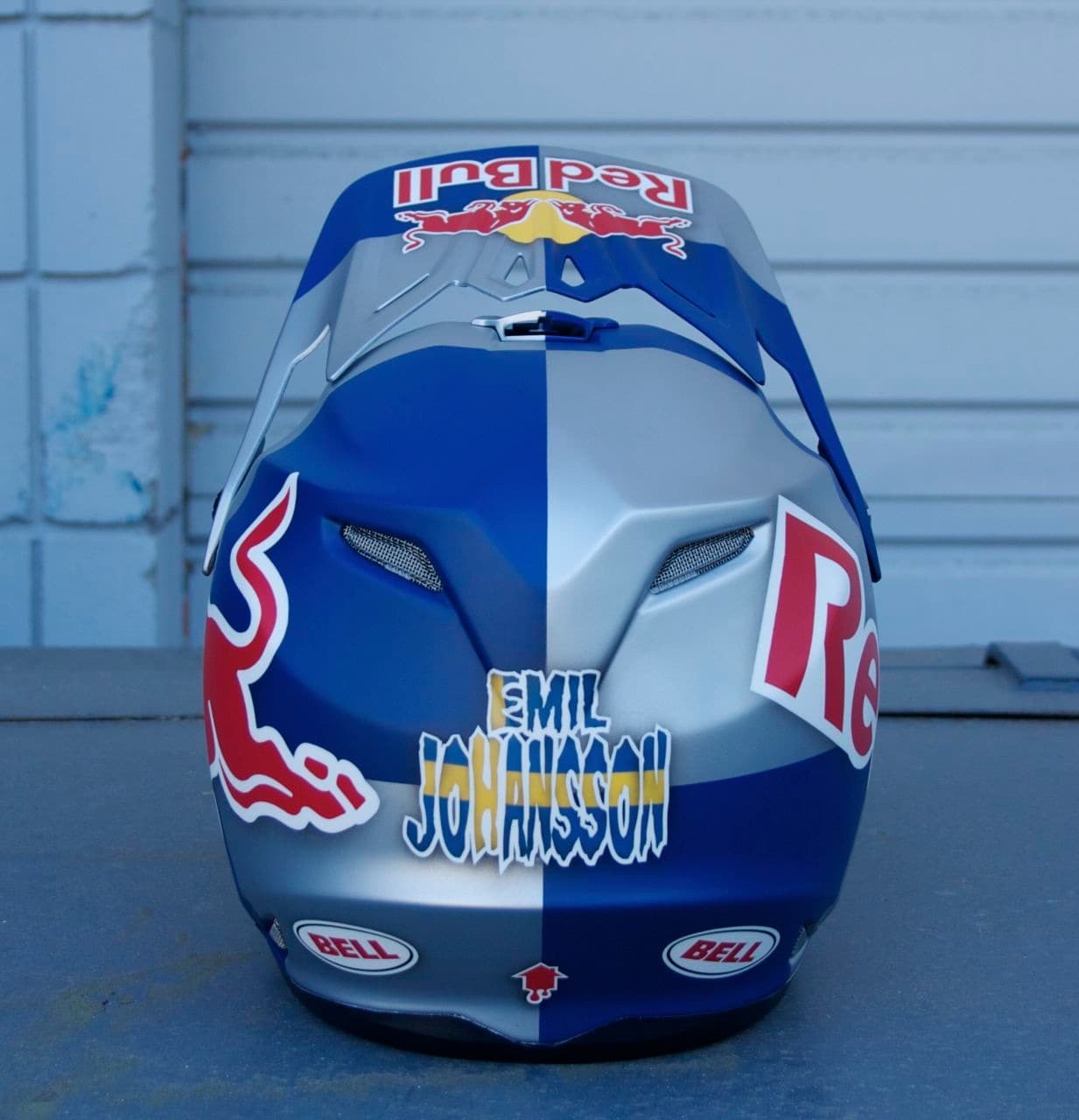 Custom Red Bull Helmet