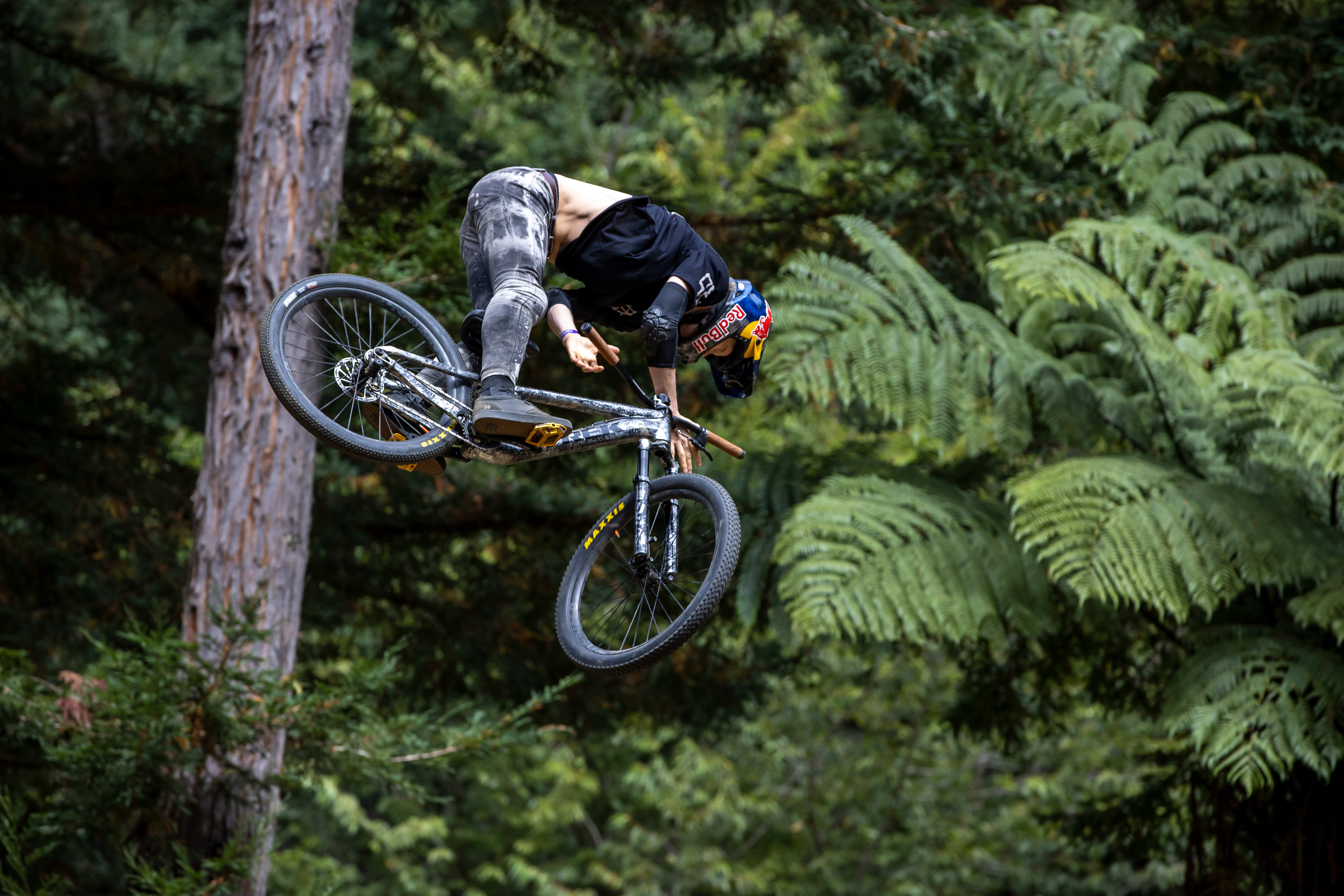 Mountain shop bike tricks