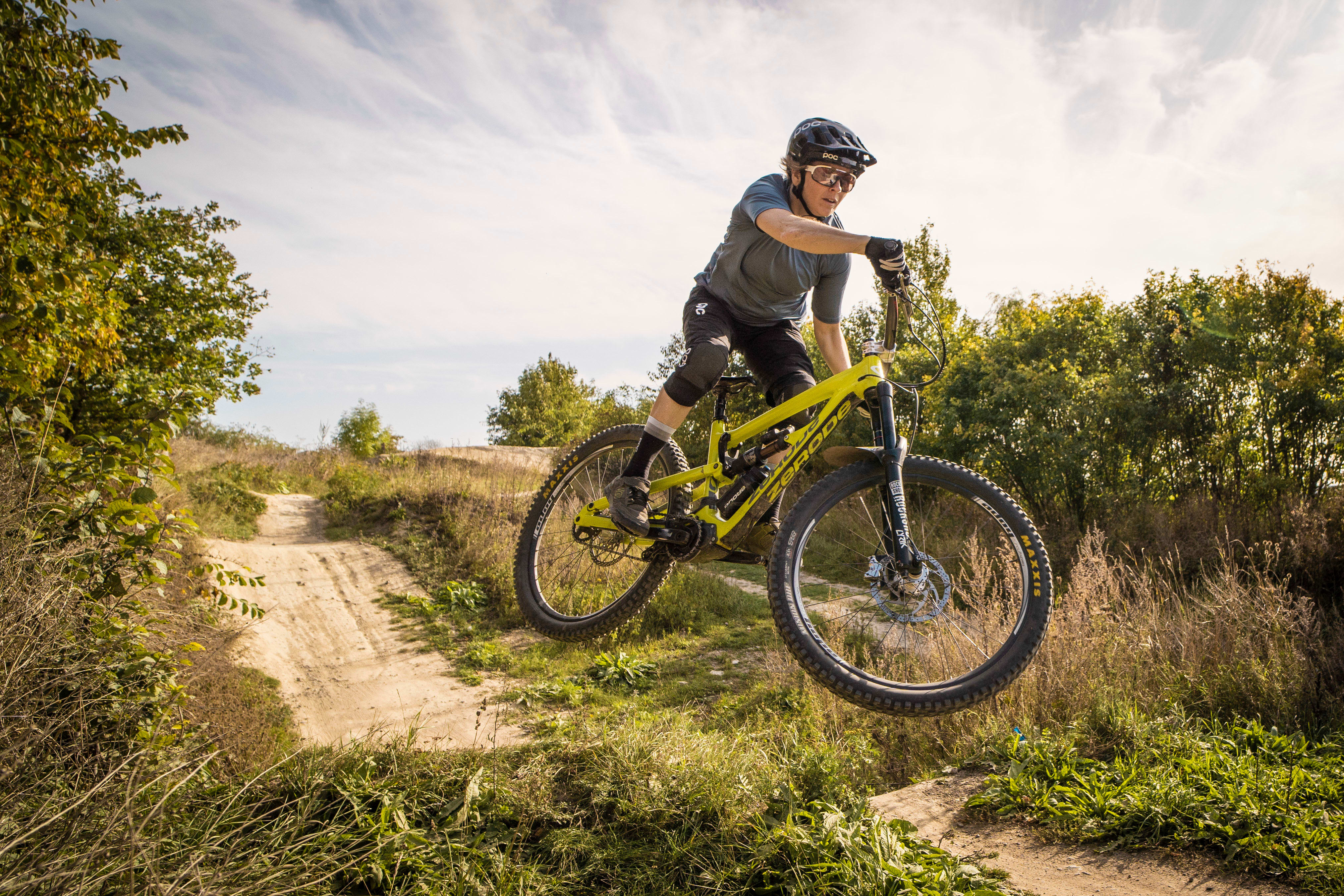 Attire for mountain store biking