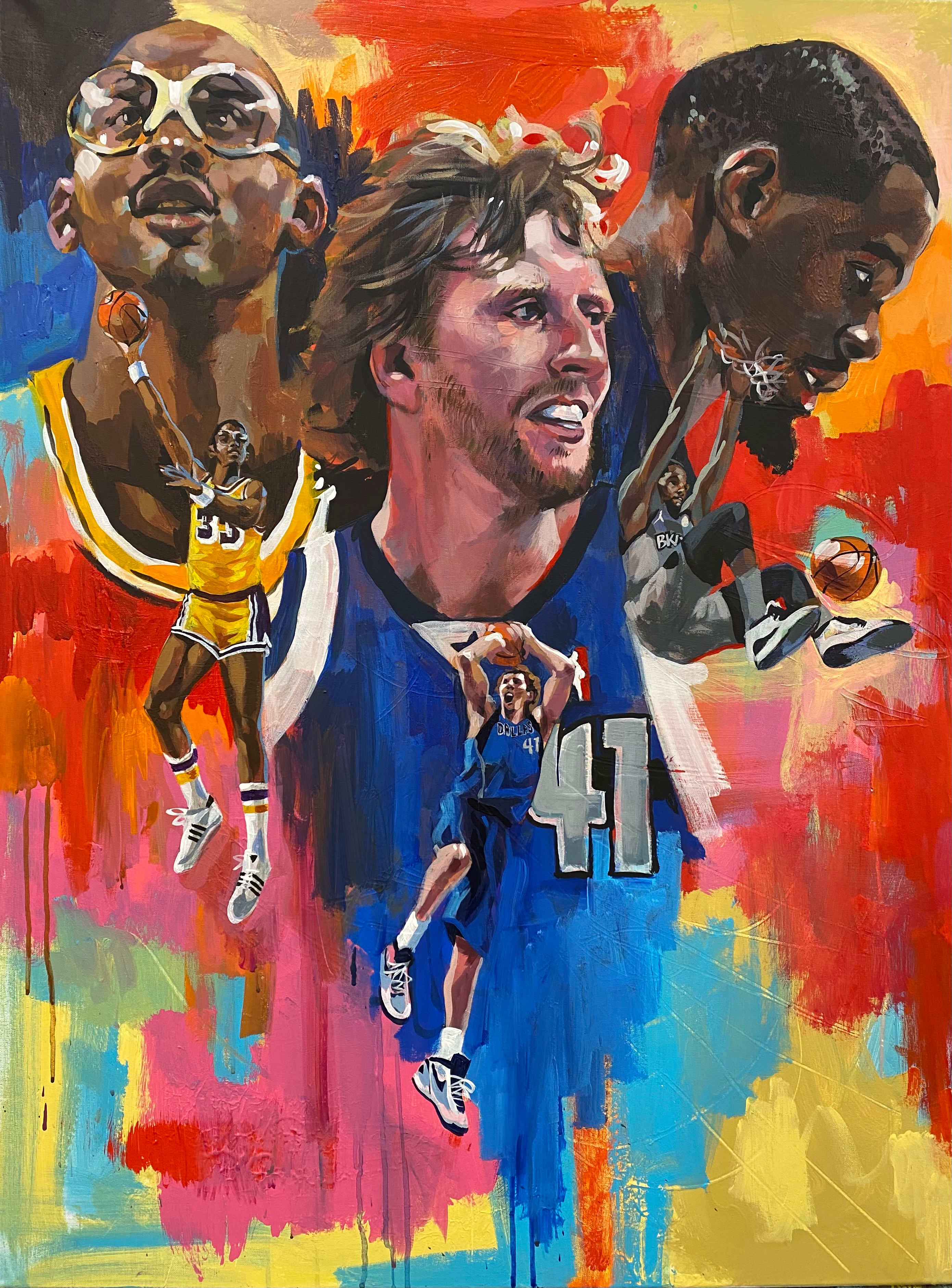 Charly Palmer paints Basketball icons for NBA 2K22, image size:2781x3761