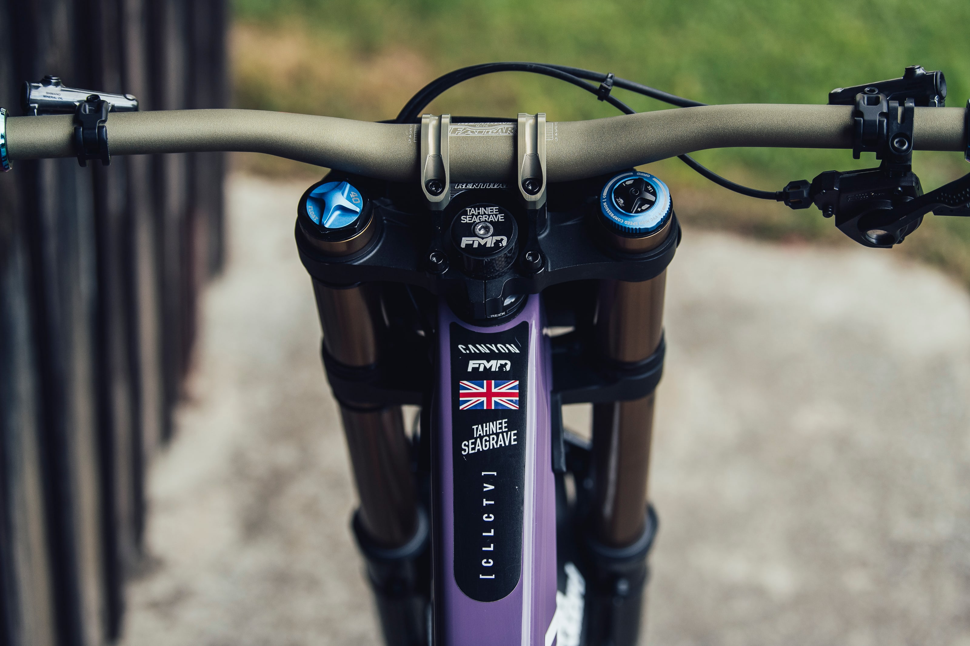 タニー・シーグレイブのダウンヒルマウンテンバイクCanyon