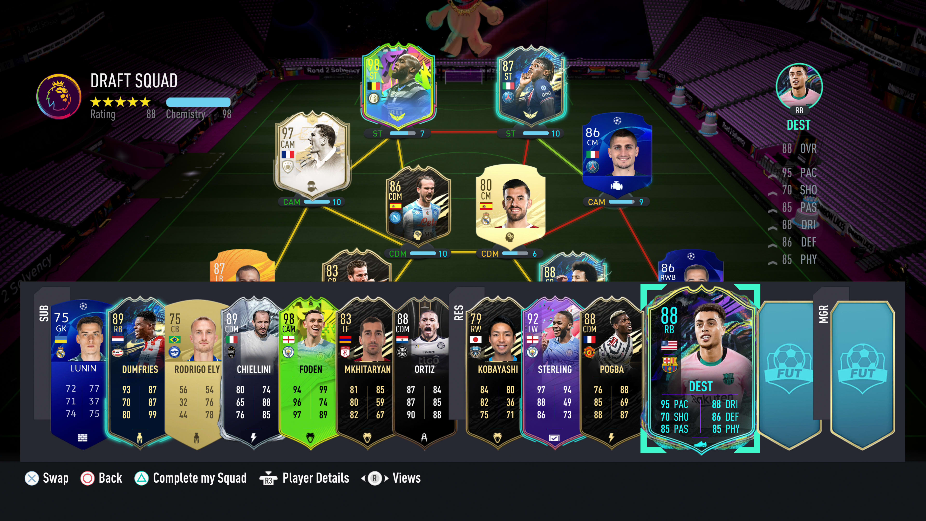 FUT Draft Rewards for FIFA 22 Online and Single Player Modes