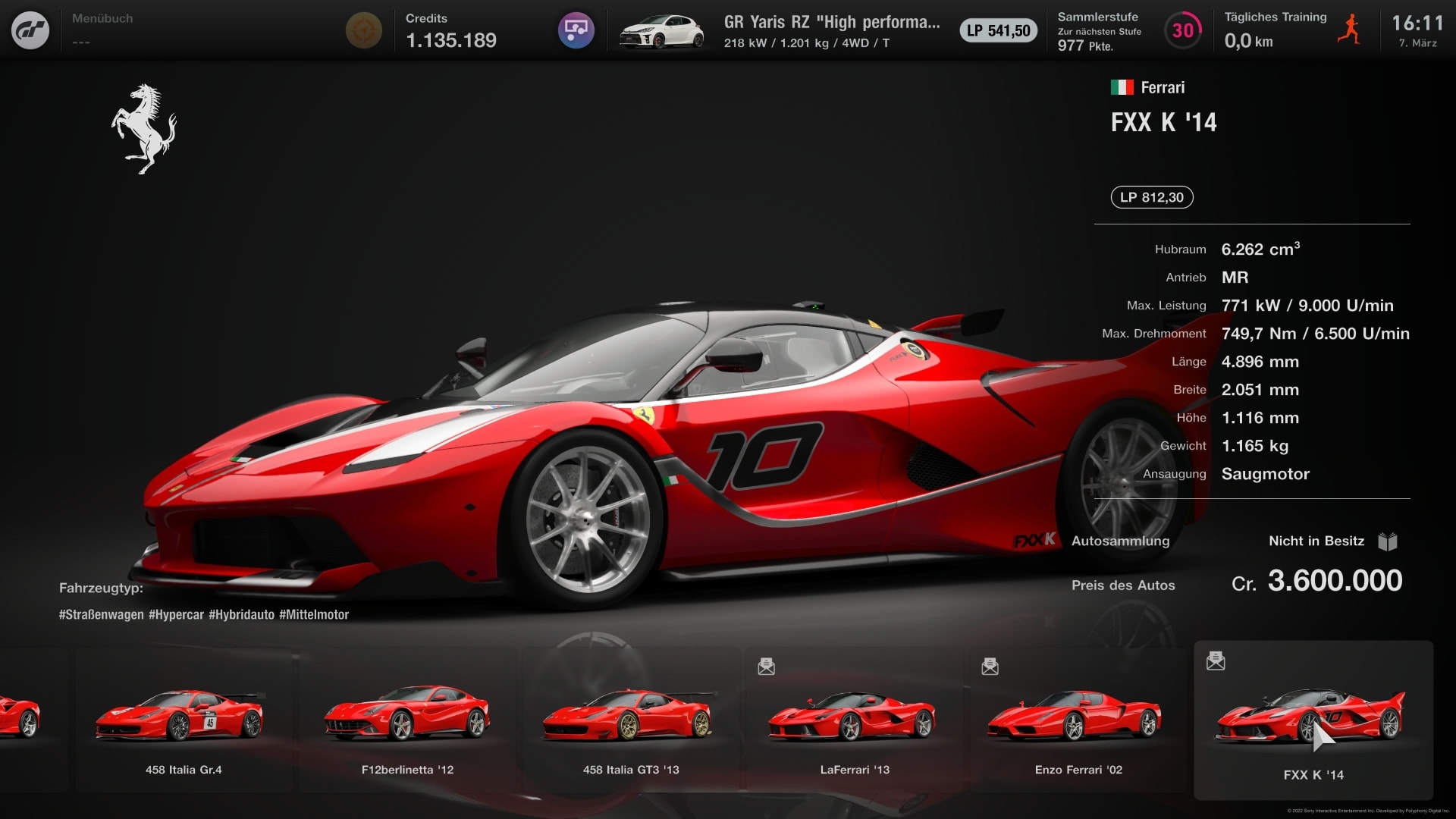 Gran Turismo 7: The 10 fastest cars in the game