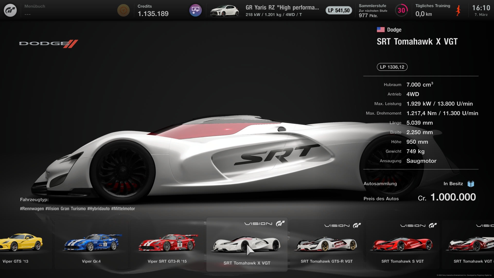 Top 10 Carros Gr.3 Mais Rápidos - Gran Turismo 7 