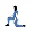 Stretch 3: Kneeling low lunge