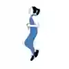 Running on the spot with high knees