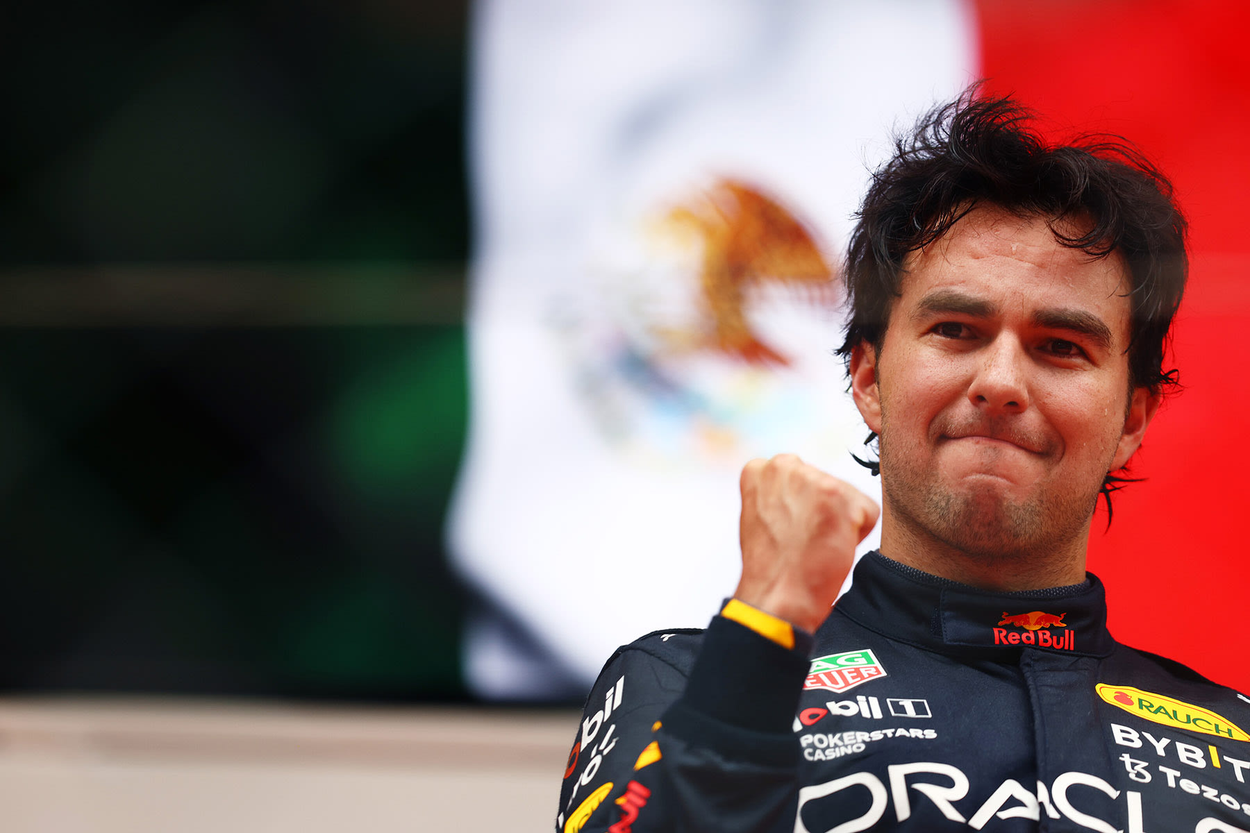 Checo Pérez en el GP de Mónaco
