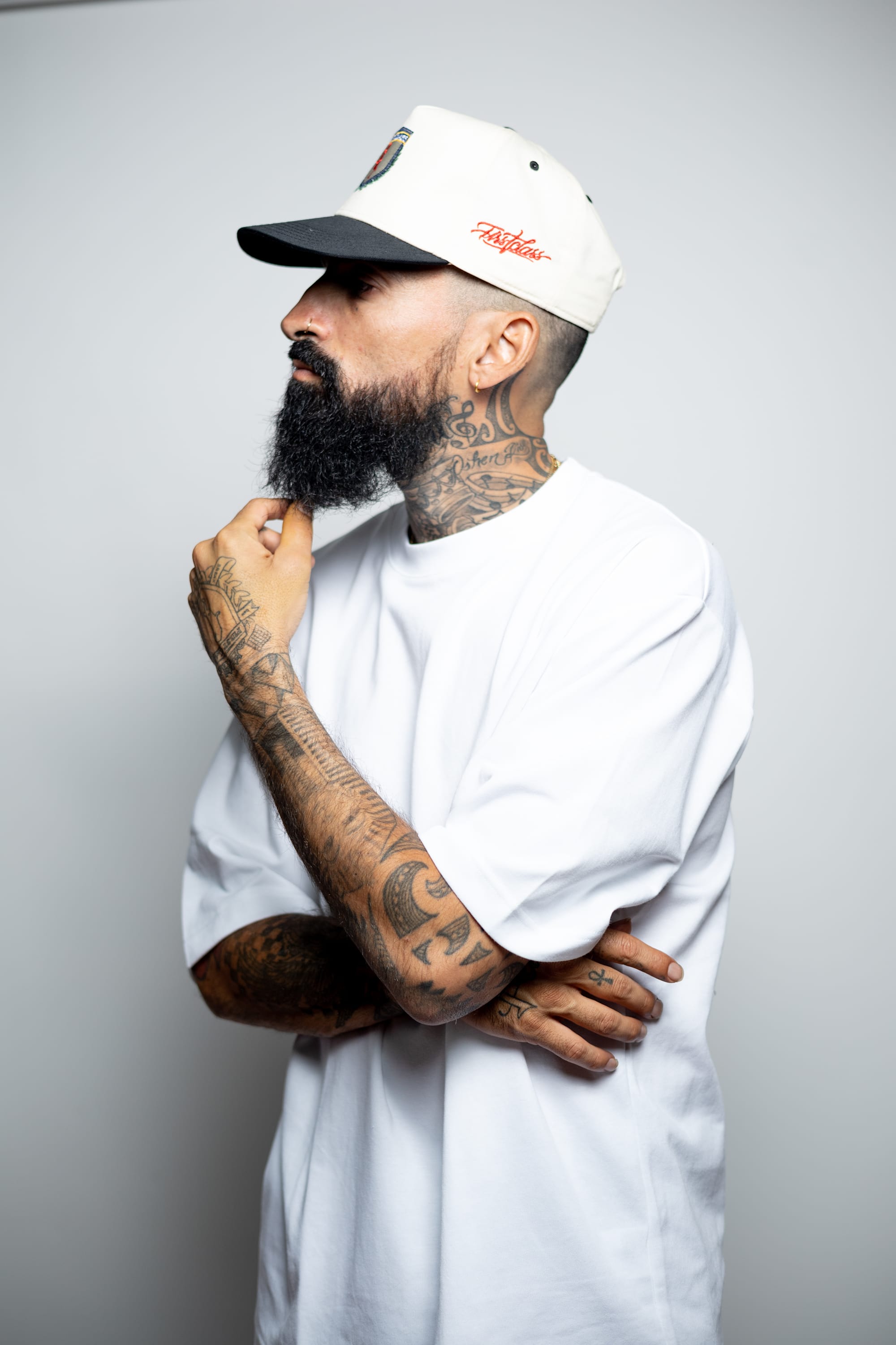 Profile portrait of Flea Rock, aka Nike Messiah.