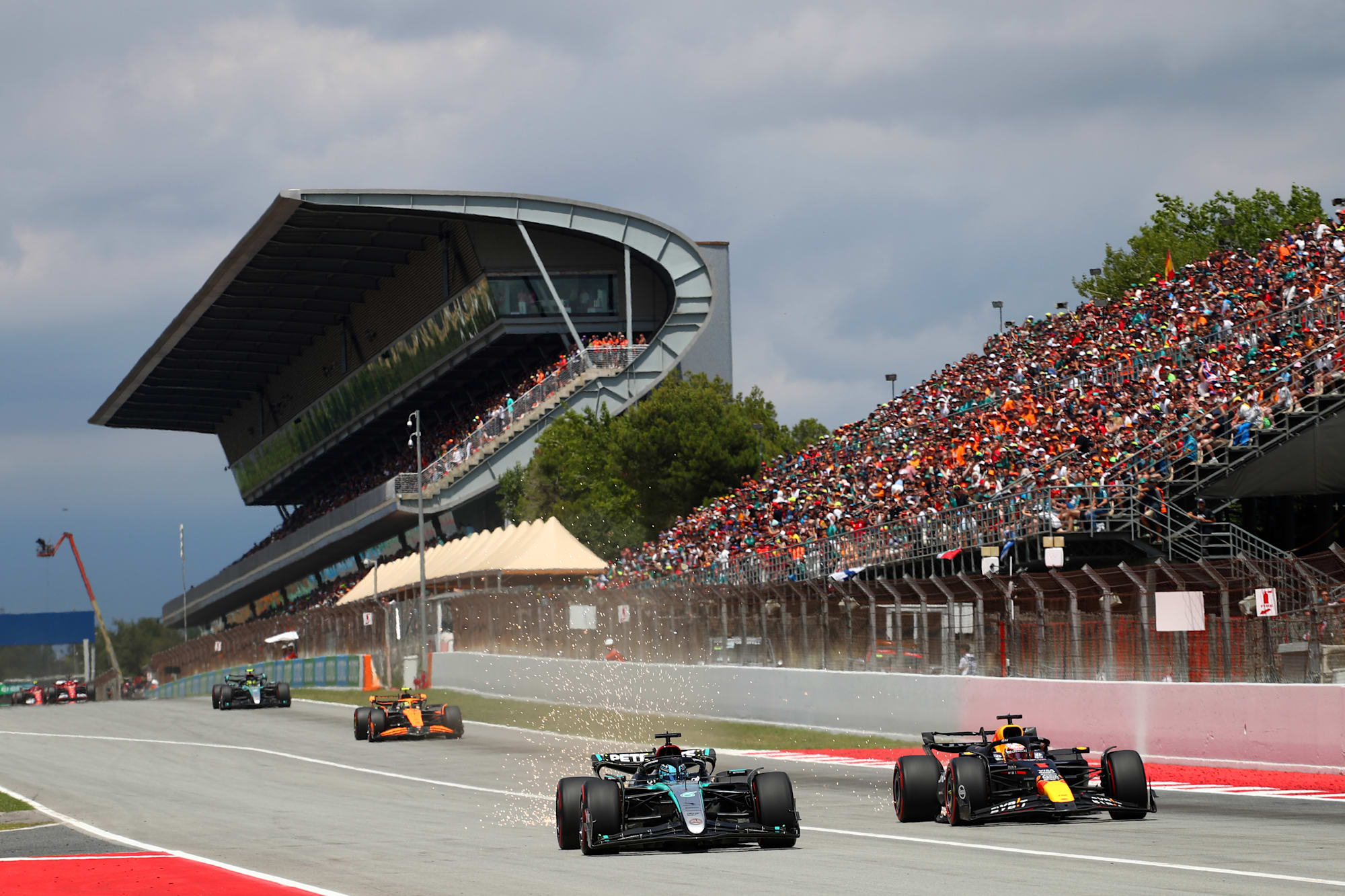 Max Verstappen of Oracle Red Bull Racing at the Spanish Grand Prix on June 23, 2024.