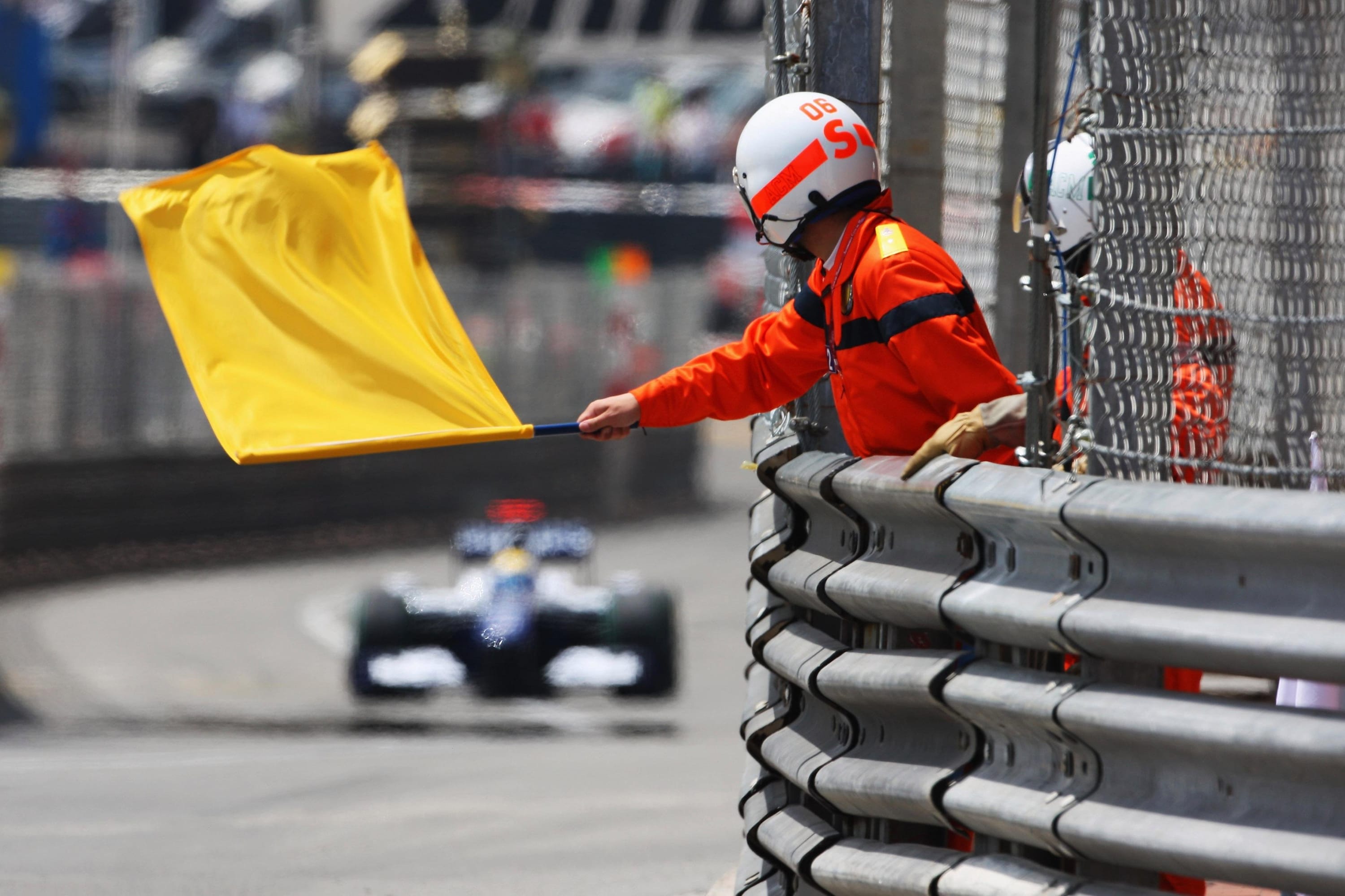 Bandera amarilla en el Gran Premio de Mónaco