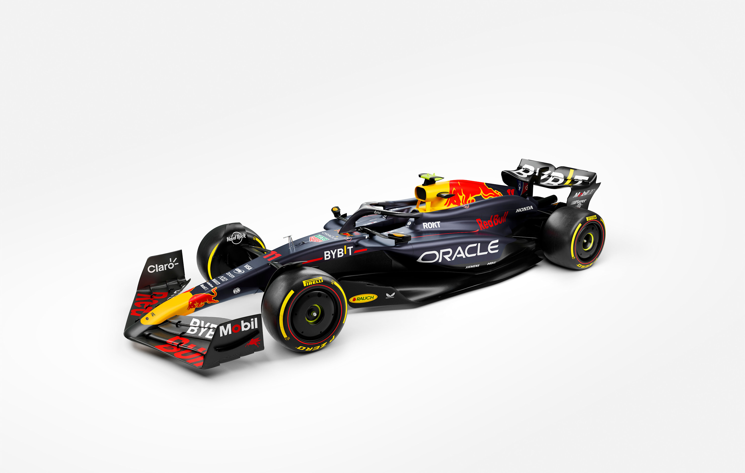 Detail shot of the RB20 seen during the 2024 Oracle Red Bull Racing Car Launch.