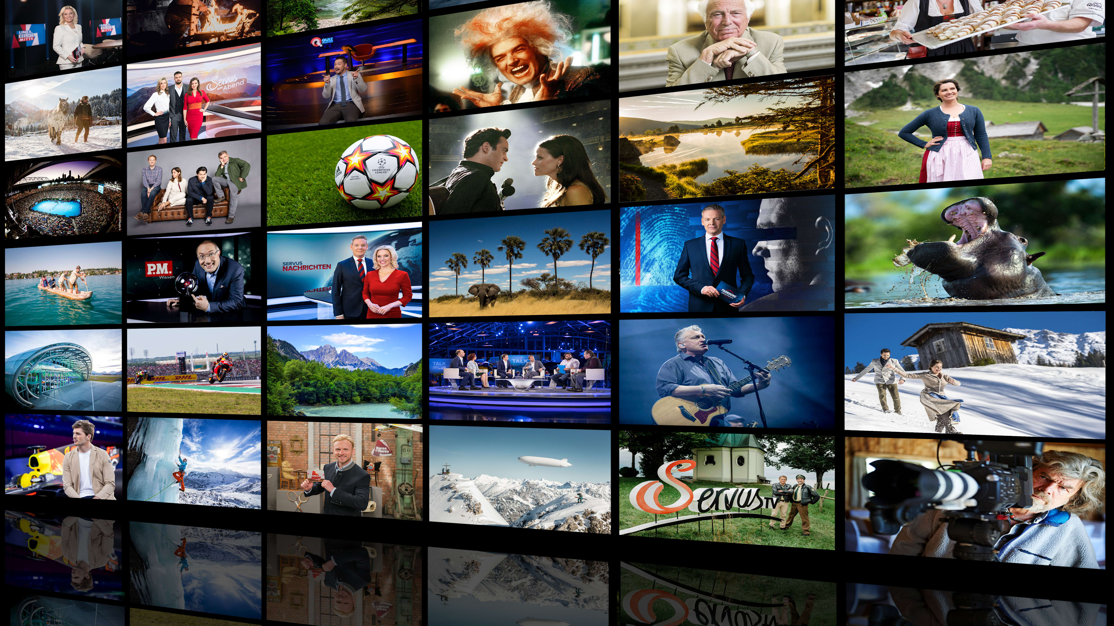 Backround image for job ad Content Editor / Storyteller News - ServusTV