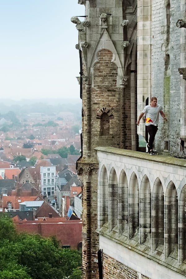 Freerunning in Bruges: Dominic Di Tommaso tour